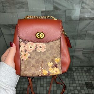 Coach Parker Floral Convertible Backpack